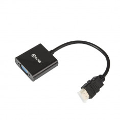 Cablu convertor HDMI la VGA mama 1920x1080p negru foto