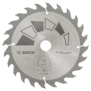 Panza de ferastrau circular pentru lemn BOSCH Standard ,D 160 mm ,latime taiere 2.2 mm ,numar dinti 24 ,orficiu prindere 20 16 mm foto