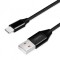 Cablu USB 2.0 A - USB type C 0.3m negru LOGILINK CU0139