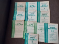 GAZETA MATEMATICA 1-12 1983 NUMAR COMPLET
