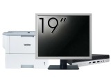Pachet Calculator Second Hand HP EliteDesk 800 G5 Mini PC, Intel Core i5-9500T 2.20 - 3.70GHz, 8GB DDR4, 256GB SSD + Monitor 19&amp;quot; &amp; Imprimanta Bro