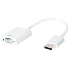 Adaptor audio video , LogiLink , DisplayPort 1.2 la VGA ,alb