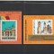 ROMANIA 1980 LP 1018 LP 1019 C.S.C.E. MADRID + 2 COLITE DT SI NDT MNH NESTAMP
