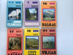 LOT Muntii nostri - ghid turistic montan vechi - nr. 4 5 7 16 17 18 21 50 Bihor Vladeasa Giurgeului Hasmas Aninei Codru Moma Vilcan Ciucului foto