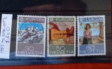 TS21 - Timbre serie CCCP - Elvetia - Helvetia 1975 Mi1050-1052, Stampilat