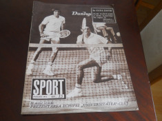 Revista Sport nr. 15/08.1973- echipa fotbal Univ. Cluj 1973 foto