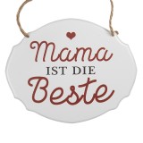 Decoratiune perete Mama metal 18x1x15 cm