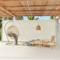 Gossi copertina laterala retractabila de terasa, crem, 220x600 cm