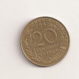 Moneda Franta - 20 Centimes 1989 v1, Europa