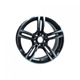 Set jante auto Kormetal R19 in 2 latimi negru+diamond cut 8.5J ET33 9J ET37 BMW 5x120