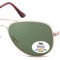Ochelari de soare polarizati unisex Montana Eyewear MP94E, gold, G15 lenses