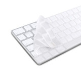 Husa pentru tastatura Apple Magic Keyboard, Kwmobile, Alb, Silicon, 38920.03