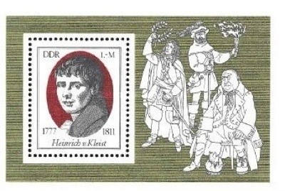 DDR 1977 - Heinrich von Kleist, colita neuzata foto