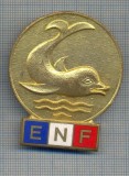 AX 482 INSIGNA SPORTIVA- ,,ENF&quot;- l&#039;ECOLE DE NATATION FRANCAISE-SCOALA DE NATATIE