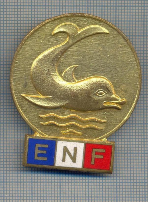 AX 482 INSIGNA SPORTIVA- ,,ENF&quot;- l&#039;ECOLE DE NATATION FRANCAISE-SCOALA DE NATATIE