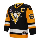 Pittsburgh Penguins tricou de hochei Mario Lemieux 1991 NHL Dark Jersey - L