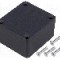 Carcasa aluminiu, 58mmx64mmx35mm, IP66, HAMMOND - 1550Z104BK