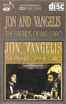 Casetă audio Jon And Vangelis &amp;lrm;&amp;ndash; The Friends Of Mr Cairo foto