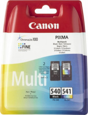 Cartus cerneala canon pg-540 + cl-541 multipack (black color) pentru canon pixma mg2150 pixma mg2250 foto