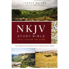NKJV Study Bible, Hardcover, Full-Color, Red Letter Edition, Comfort Print: The Complete Resource for Studying God's Word