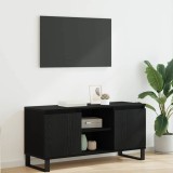 Cumpara ieftin Cabinet TV Stejar Negru 104 x 35 x 50 cm Lemn compozit