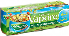 Mix mediteranean pre-gatit la abur 3x150g Valfrutta foto