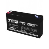 Acumulator AGM VRLA 6V 7,3A dimensiuni 151mm x 35mm x h 95mm F1 TED Battery Expert Holland TED002976 (10) SafetyGuard Surveillance