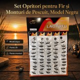 Set Opritori pentru Fir și Monturi de Pescuit, Model Negru