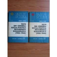 Mircea Maciu - Texte din gandirea social-politica progresista...2 volume