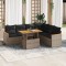 vidaXL Set canapele grădină cu perne 7 piese gri poliratan/lemn acacia 3327497