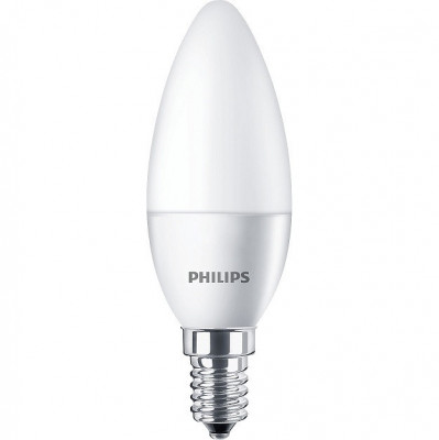 Bec LED Philips lumanare B35 E14 5.5W (40W) 520lm lumina naturala 4000K 929001205802 foto