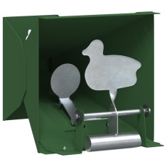 vidaXL Cutie pentru gloan&Egrave;e Verde 14 x 14 x 19 cm O&Aring;&pound;el