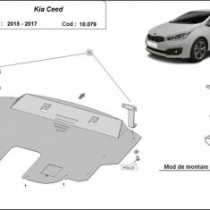 Scut metalic motor Kia Ceed 2015-2017