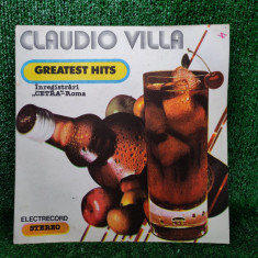 Disc VINIL CLAUDIO VILLA ‎– GREATEST HITS / C112