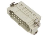 Conector ILME HDC 16 pini, 16A 600V, inserturi contact tată CSE