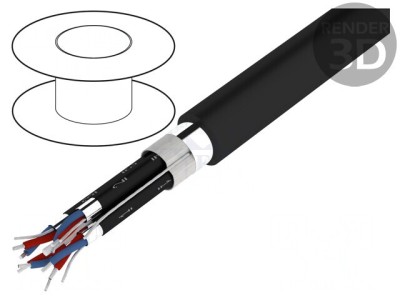 Cablu Difuzor HELUSOUND 4x2x0.22mm Negru foto