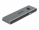 Docking Station Dual USB-C la HDMI 4K@30Hz / USB 3.2 / SD / PD 3.0, Delock 87752