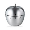 Cronometru de Bucatarie, Mecanic, Forma de Mar, din Otel Inoxidabil, 60 min Timer, 7.5 x 6.2 cm, Argintiu