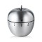 Cronometru de Bucatarie, Mecanic, Forma de Mar, din Otel Inoxidabil, 60 min Timer, 7.5 x 6.2 cm, Argintiu