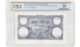 20 lei Decembrie 1927 PCGS45 Xf bancnota gradata