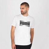 Tricou bumbac Fitness PUMA active Alb Bărbați