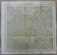 Verciorova, Varciorova// harta Serviciul Geografic Armatei 1916 foto