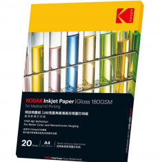 Hartie kodak hd medical inkjet print, a4, suprafata glossy 180 grame, top 20