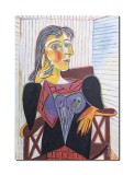 Tablou celebru portret Dora Maar pictat manual, 70x50cm ulei pe panza, reproducere Pablo Picasso