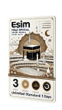 ESIM Hajj Special ARABIA, Unlimited Standard, 3 Days