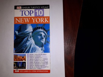 CY - Ghid calatorie &amp;quot;Ghiduri Turistice Vizuale / TOP 10 / New York&amp;quot; impecabil foto