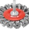 Perie rotunda inox fir rasucit bormasina diametru 75 mm YATO
