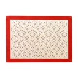 Cumpara ieftin Covoras pentru copt macarons, foaie antiaderenta, 40x30 cm, 67 Macarons, Alb, 396COF