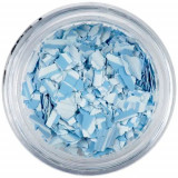 Fulgi de confetti cu o formă nedefinită - albastru deschis cu dungi