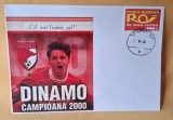 Istoria fotbalului - Suporter - fan zone - echipa de fotbal DINAMO Bucuresti, sezonul 2000, plic, intreg postal